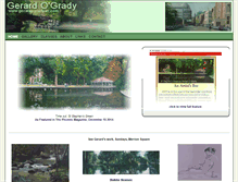 Tablet Screenshot of gerardogradyart.com